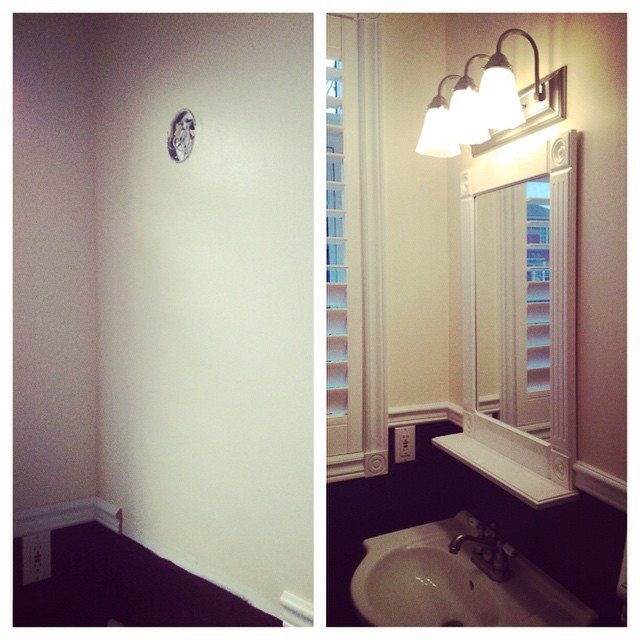 Powder room remodel