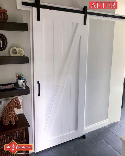 White Barn Door