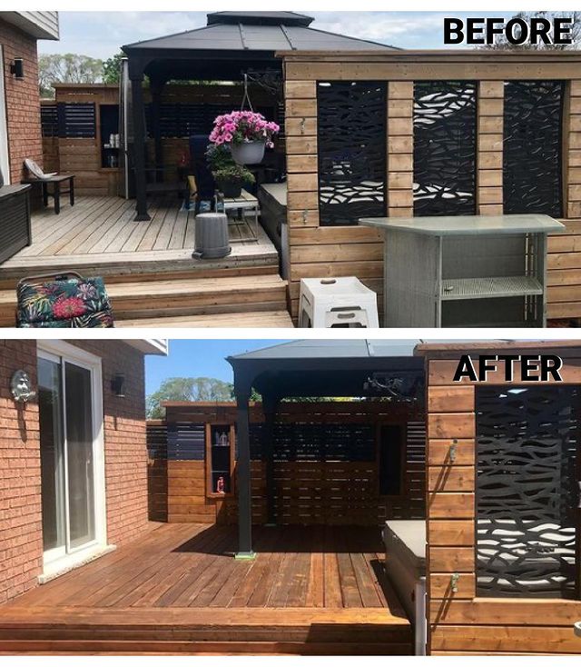 Renovation of deck