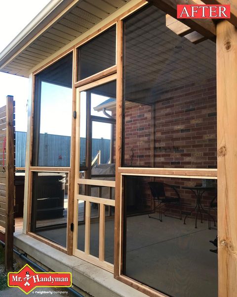 screened in patio